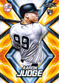 2017 Topps Fire Baseball Aaron Judge RC