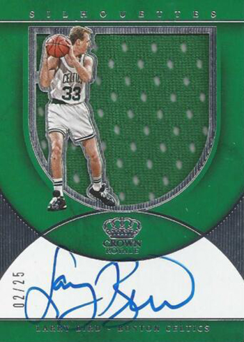 2018-19 Panini Crown Royale Basketball Silhouettes Larry Bird