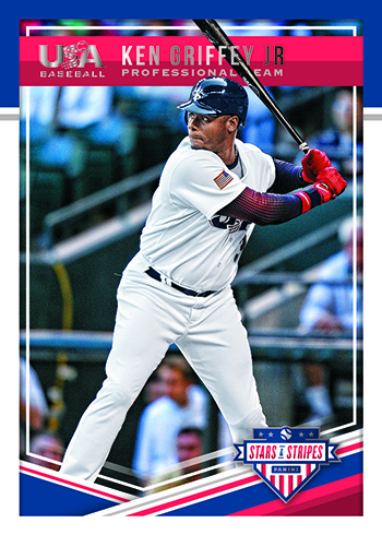 2018 Panini Stars and Stripes USA Baseball Base Ken Griffey jr