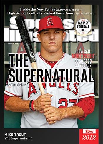 2021 Topps x Sports Illustrated Baseball 1 Mike Trout