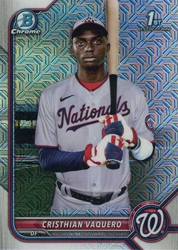 2022 Bowman Chrome Mega Box Baseball Cristhian Vaquero